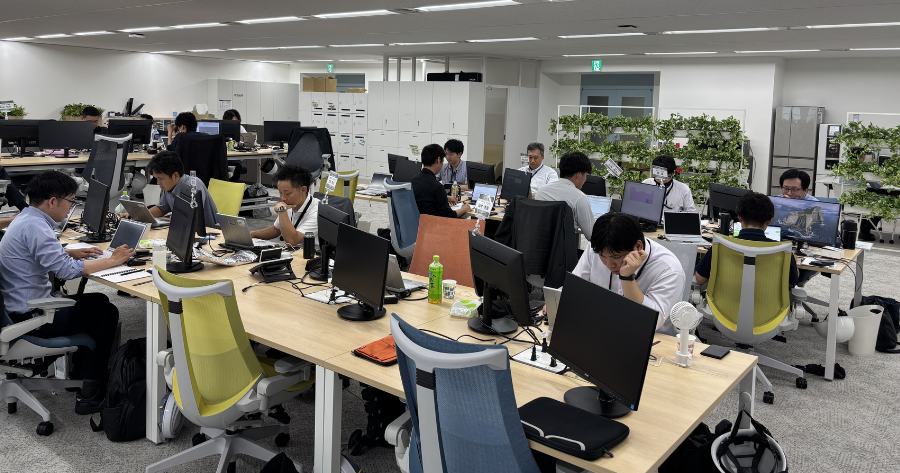 ザイマックス様 社内風景