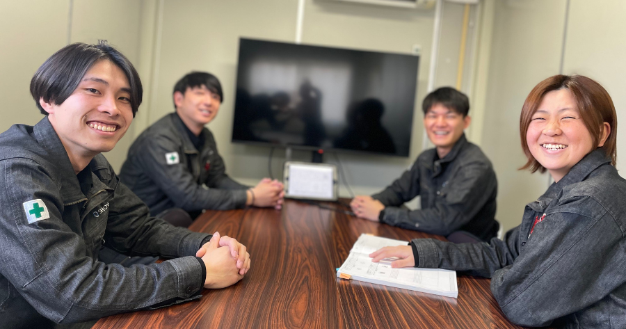 正和工業で働く人