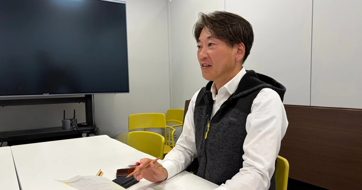 インタビューにお答えしていただく植草様